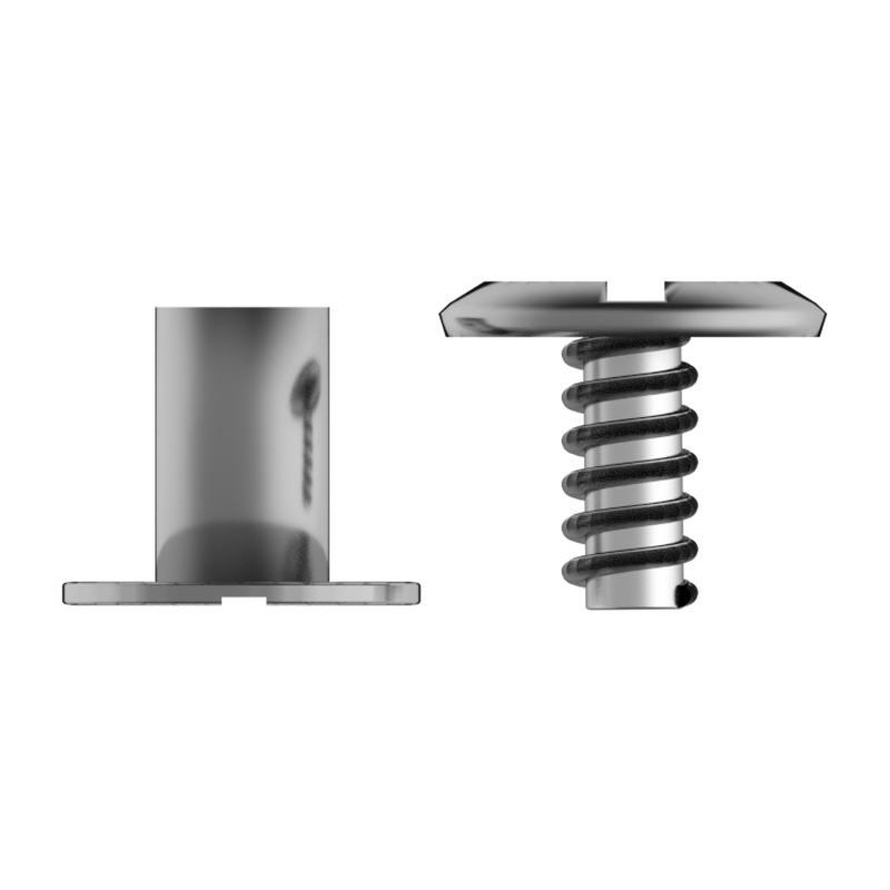 1/4" Steel Chicago Screw (large)