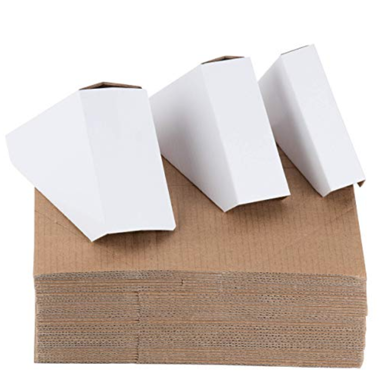 Frame Corner Protectors - 100-Count Adjustable Cardboard Protectors for Picture Frames, Fits Frames 1 Inch, 1.5 Inches, and 2.2 Inches Wide