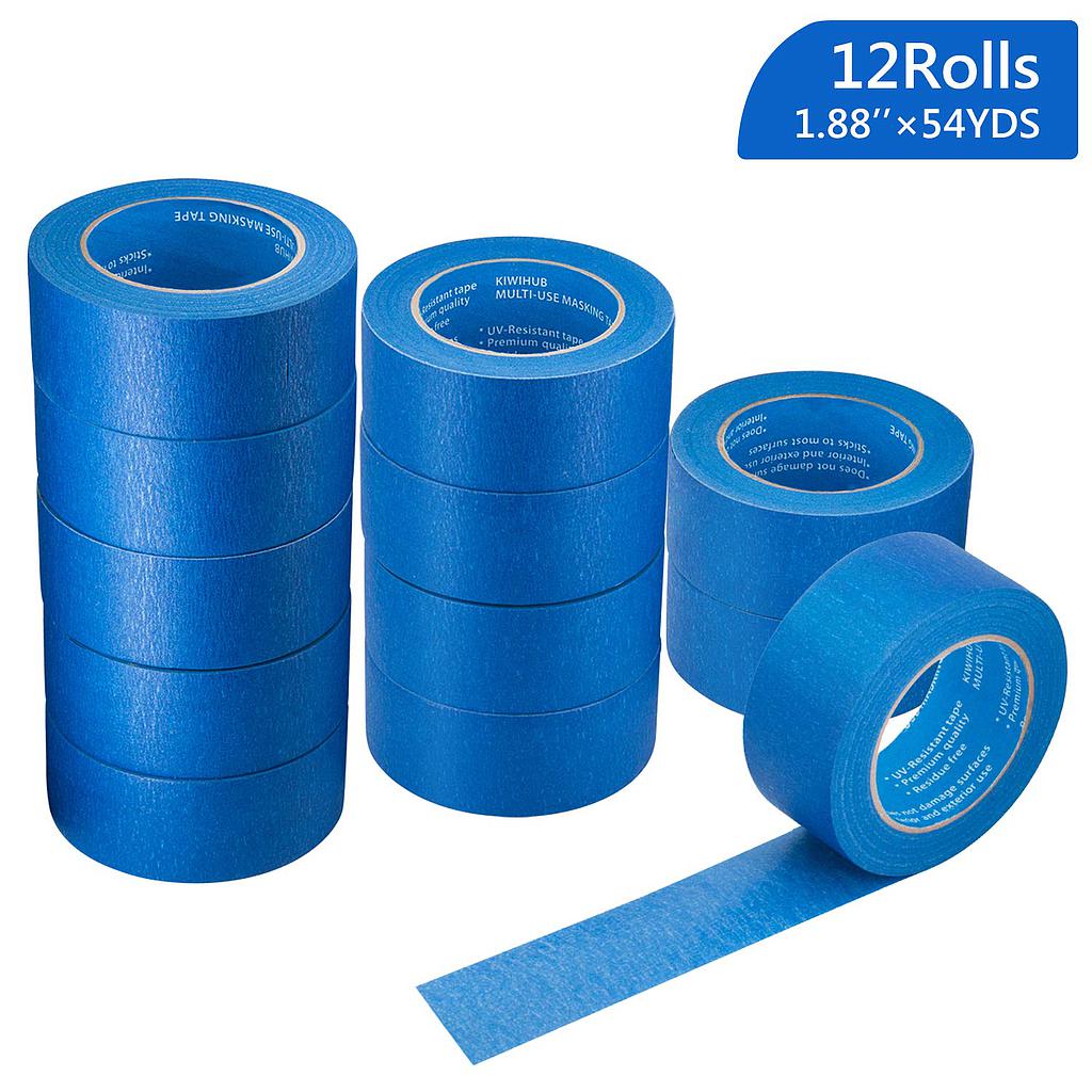 Blue Painters Tape (12 Rolls;2")