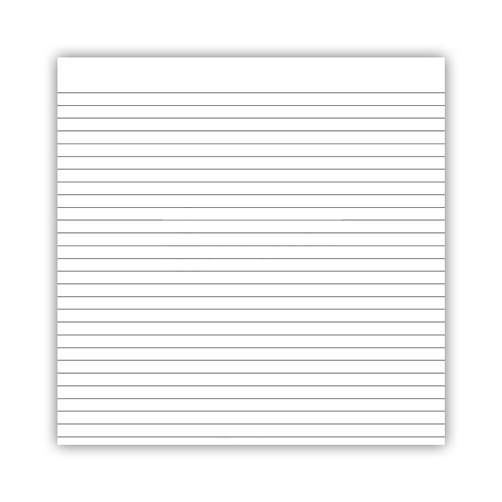 Double Feature ISO Clipboard Notepads (7" x 7")