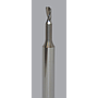 Solid Carbide router, 1 flute, upcut O flute