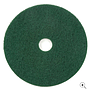 Global Industrial™ 18" Scrubbing Pad, Green, 5 Per Case